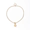 Moon Necklace-18k gold necklace-fashion jewelry